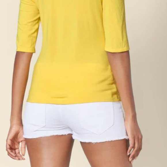 Venus Yellow Cut Out Tank Top with Cold Shoulder. NWOT - Picture 6 of 6